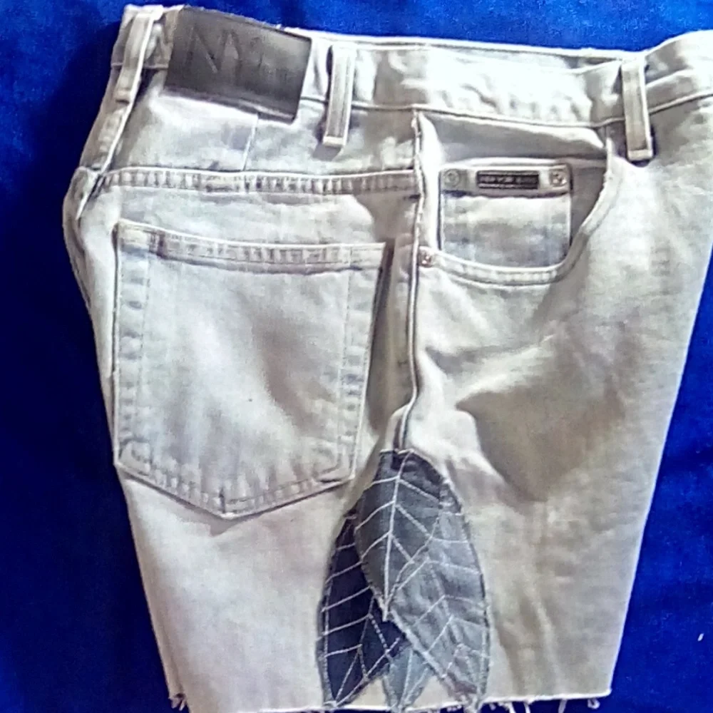 SHORTS Jean Cut off & embellished NY Jeans Co. Altered